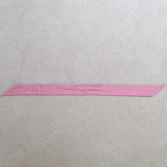 Pink Classic Coach Silk scarf - Picture 4 of 6